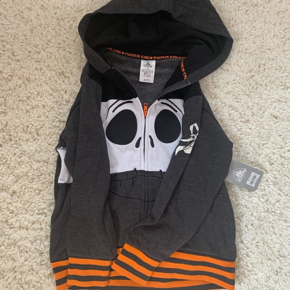 SOLD- Disney Nightmare Before Christmas zip-up hoodie